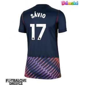 Tottenham Hotspur Savio #17 Dámské Venkovní Dres 2026-27 Krátký Rukáv Tottenham Hotspur Savio #17 Dámské Venkovní Dres 2026-27 Krátký Rukáv